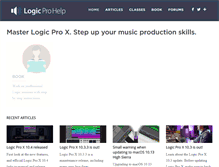 Tablet Screenshot of logicprohelp.com